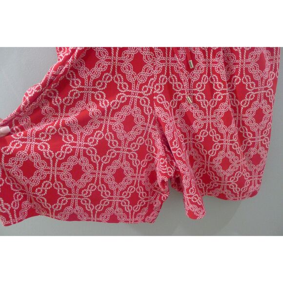 Tommy Hilfiger Nautical Rope Print Romper - Red M - Picture 7 of 10